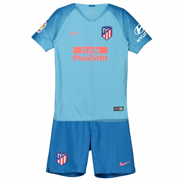 Camiseta Atletico Madrid Segunda Niño 2018-2019 Azul